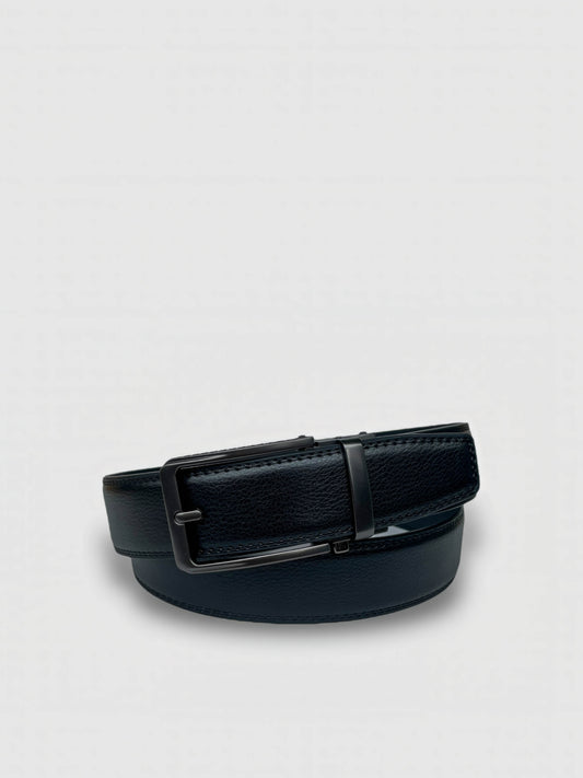 Embossed Leather Automatic Belt