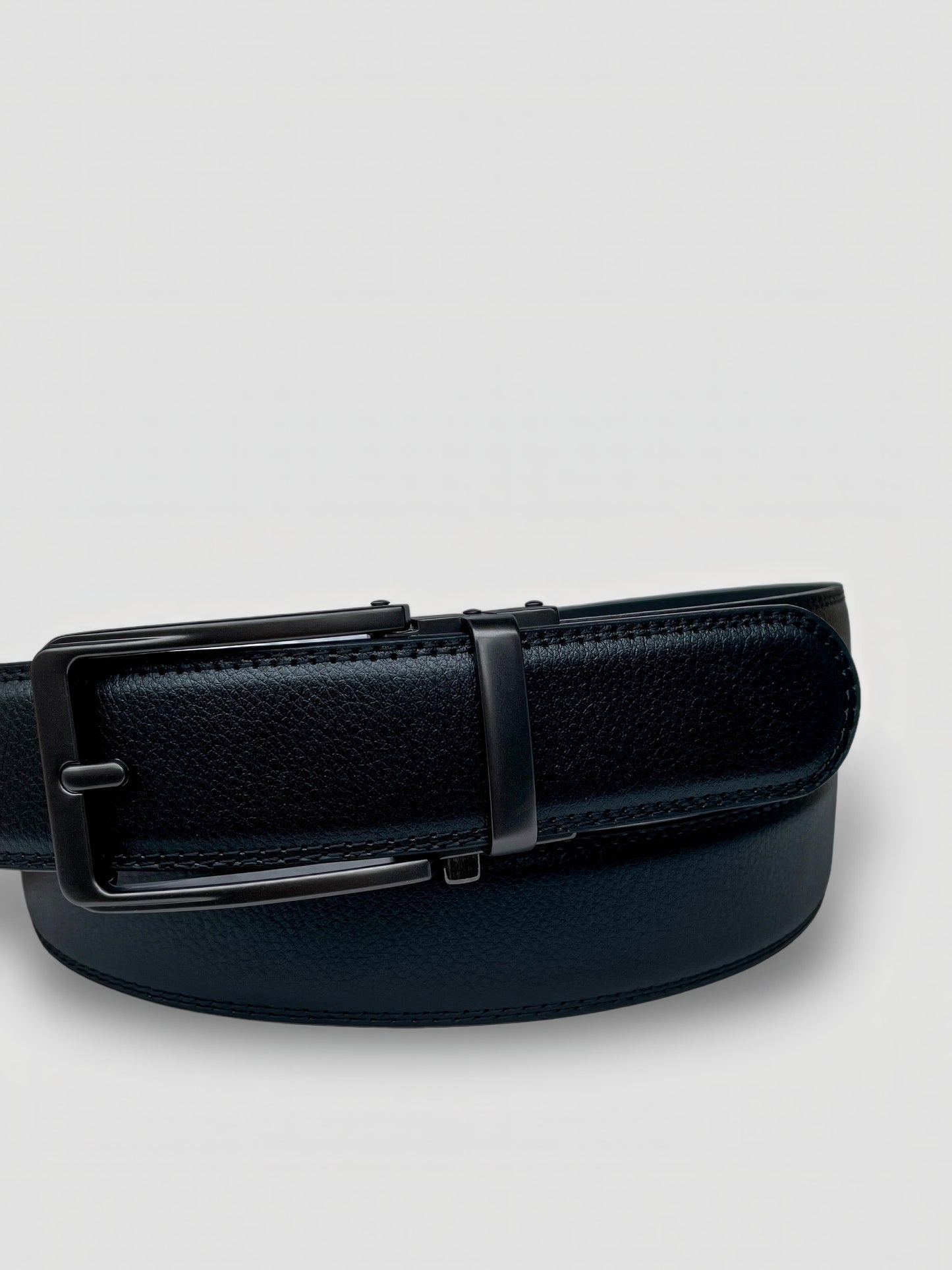 Embossed Leather Automatic Belt