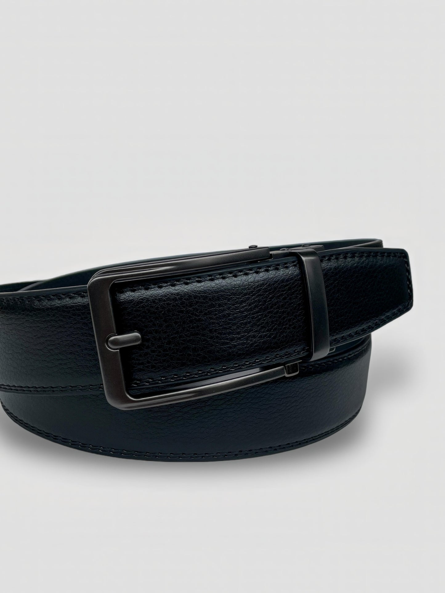 Embossed Leather Automatic Belt