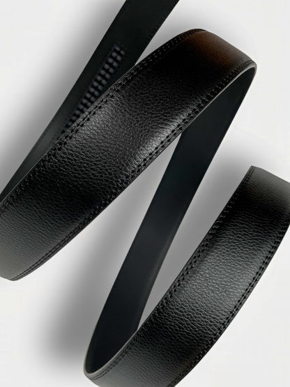 Embossed Leather Automatic Belt