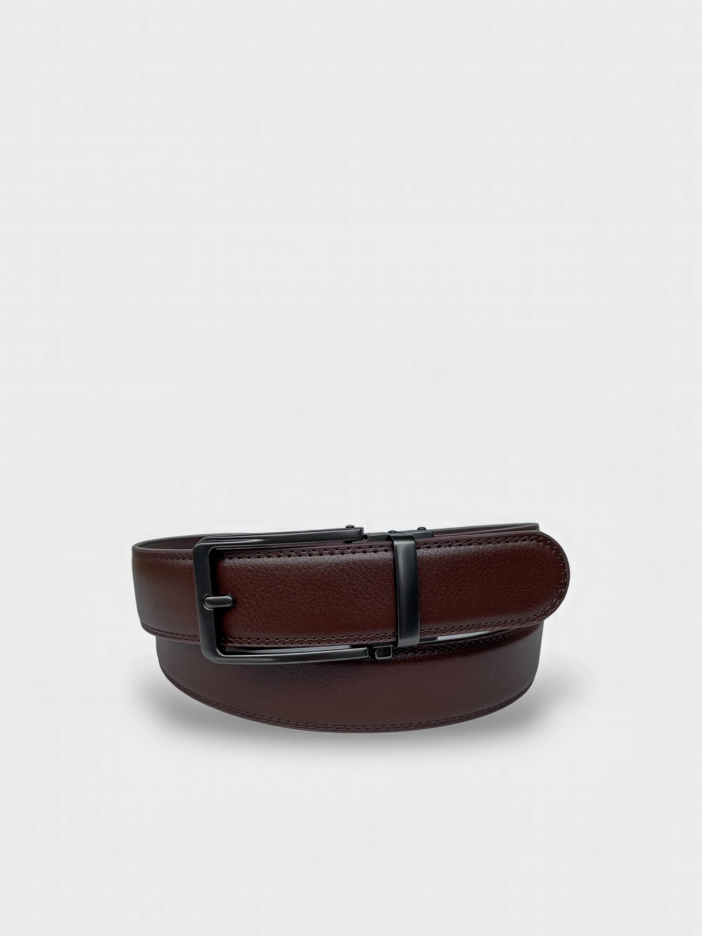 Embossed Leather Automatic Belt