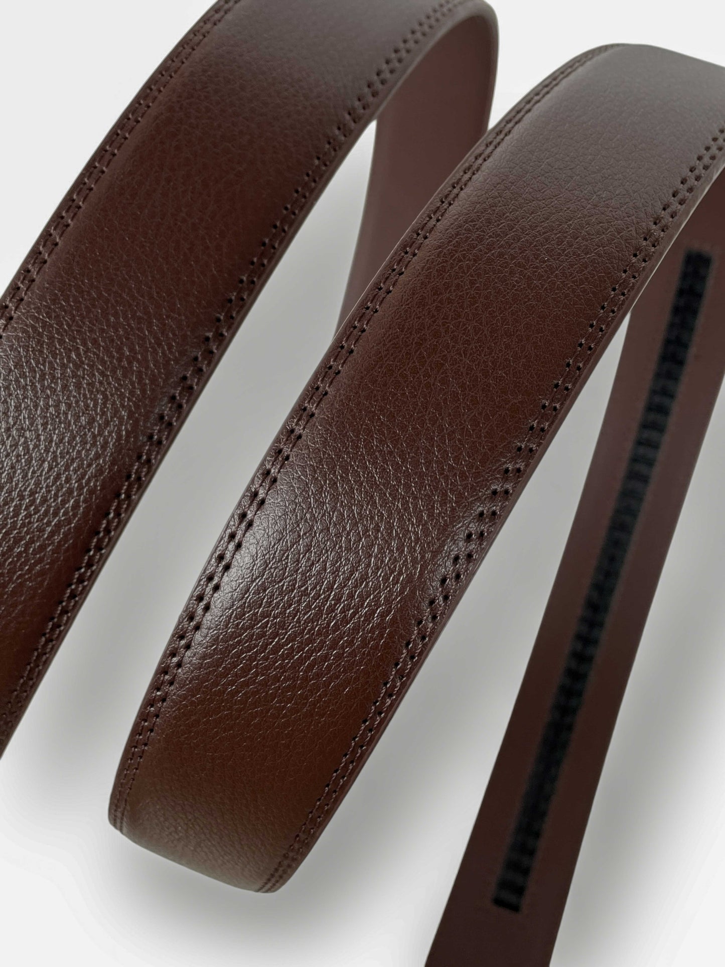 Embossed Leather Automatic Belt