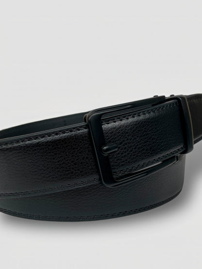 Embossed Leather Automatic Belt