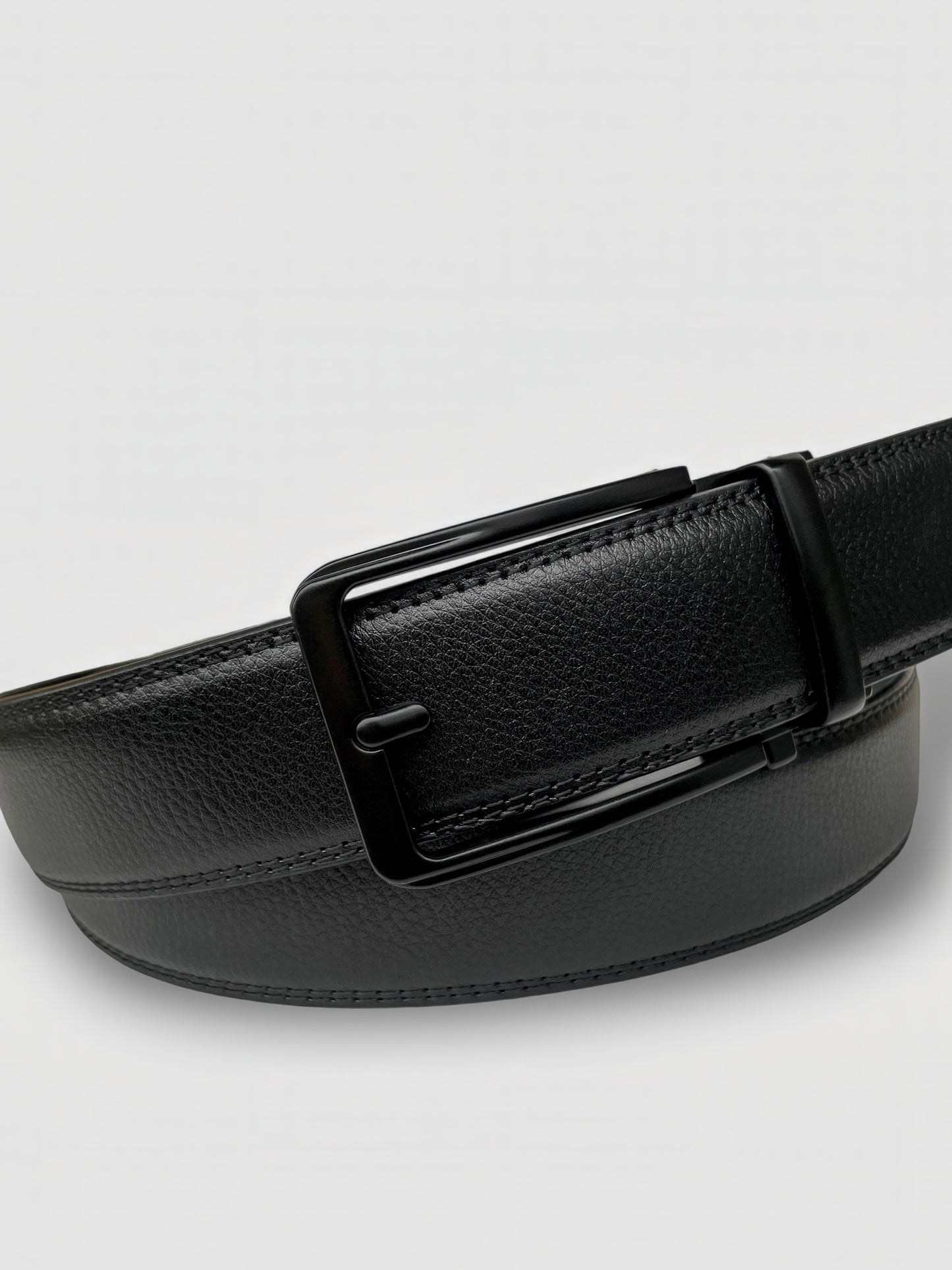 Embossed Leather Automatic Belt