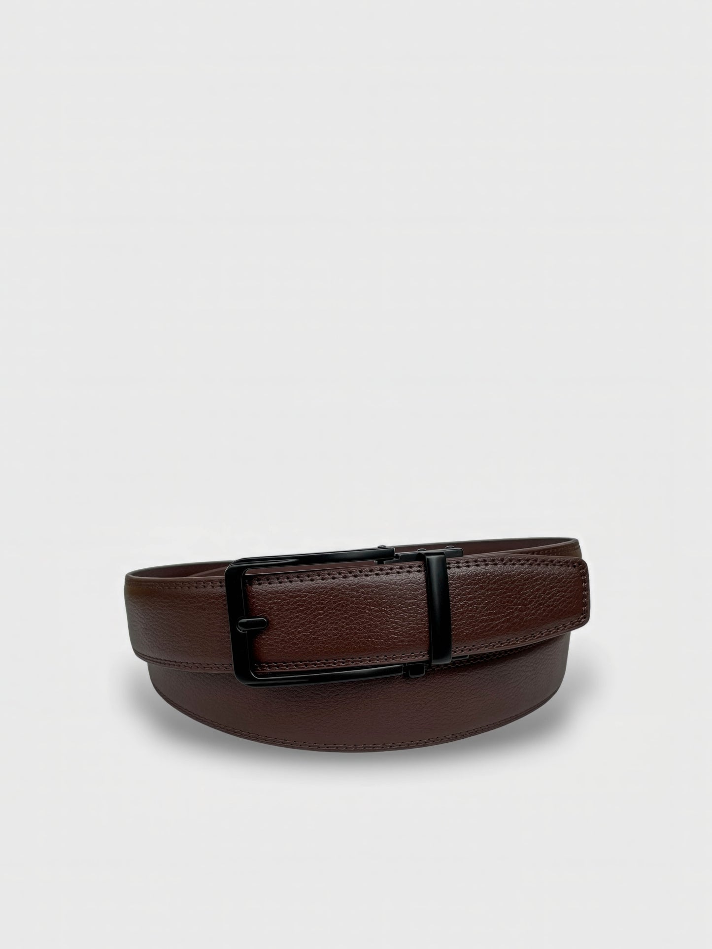 Embossed Leather Automatic Belt