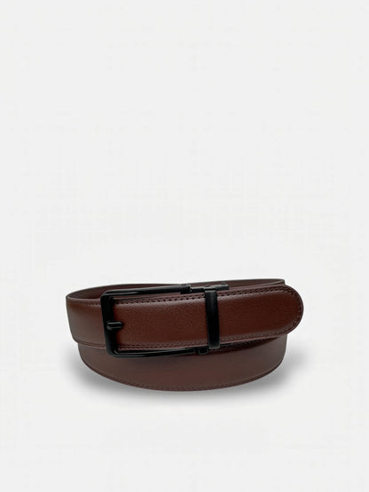 Embossed Leather Automatic Belt