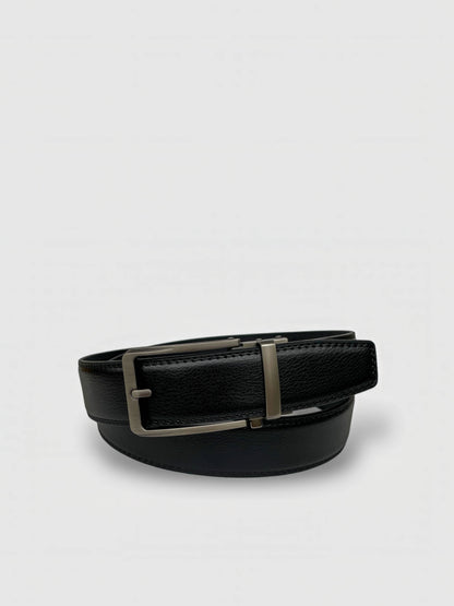 Embossed Leather Automatic Belt