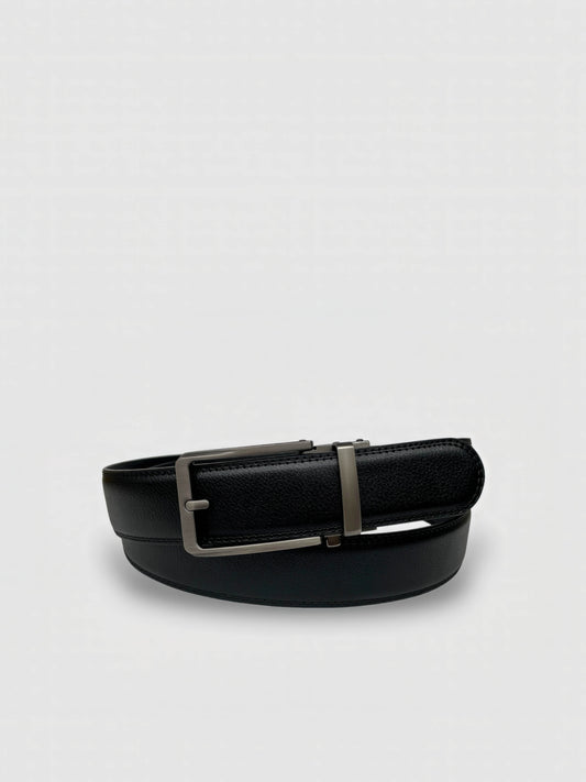 Embossed Leather Automatic Belt