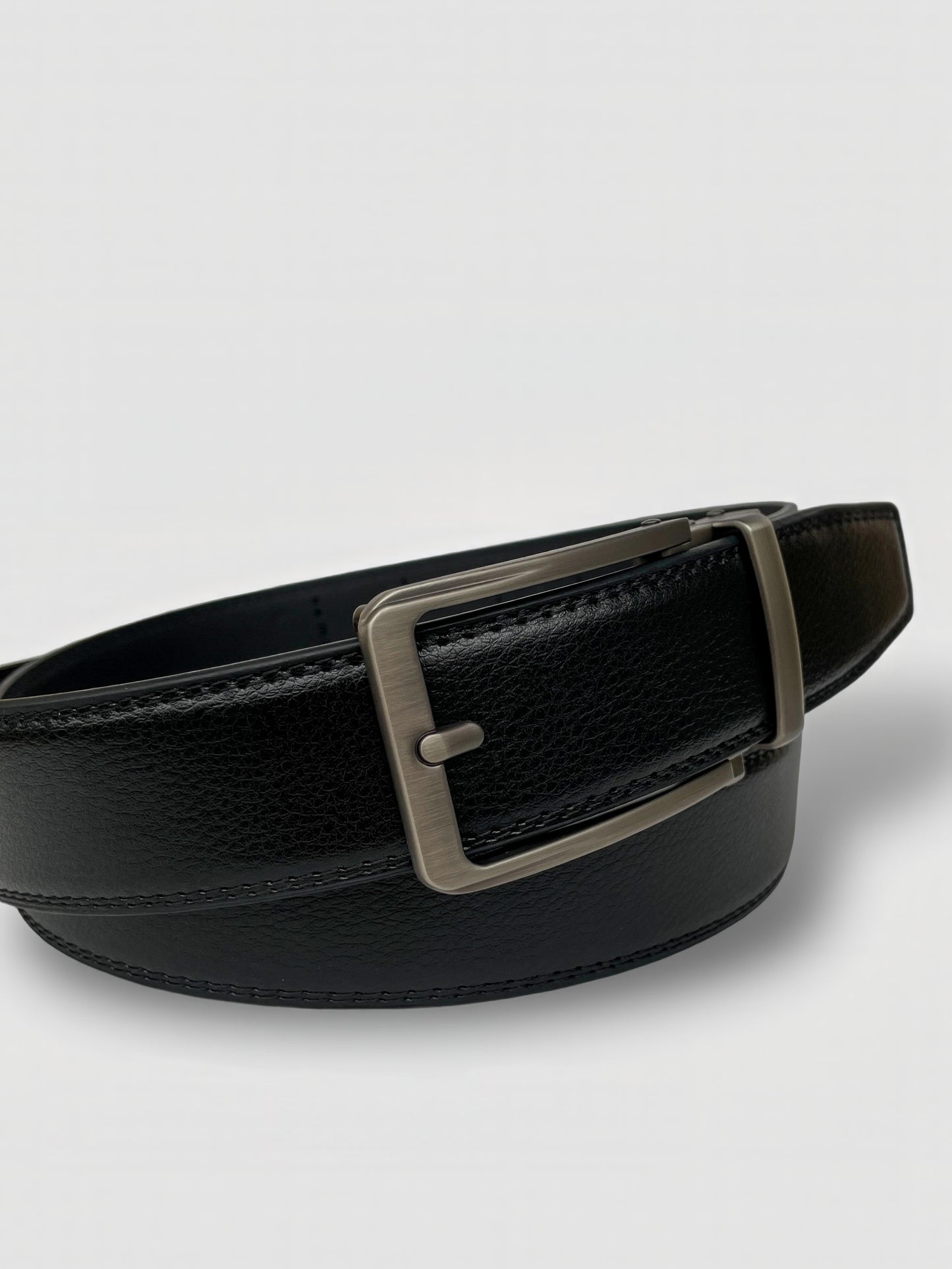 Embossed Leather Automatic Belt