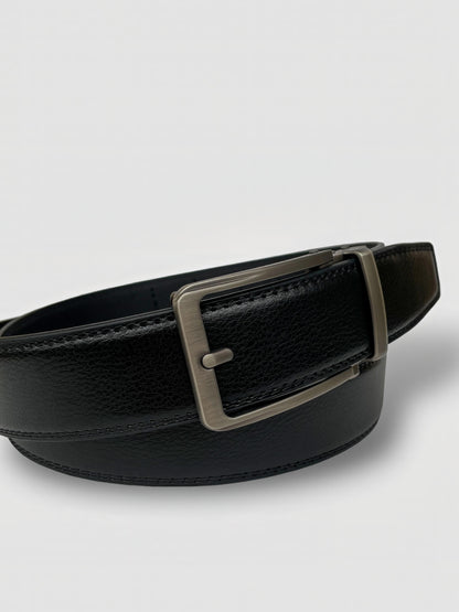 Embossed Leather Automatic Belt