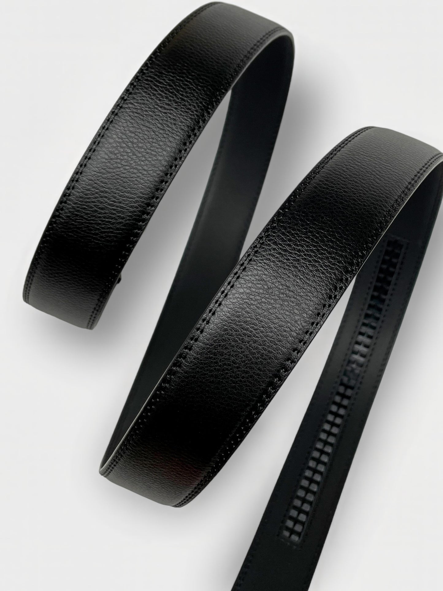 Embossed Leather Automatic Belt