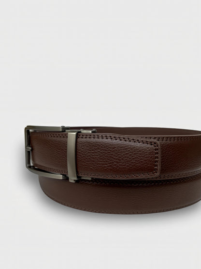 Embossed Leather Automatic Belt