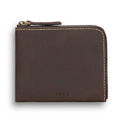 Compact Leather Coin Purse