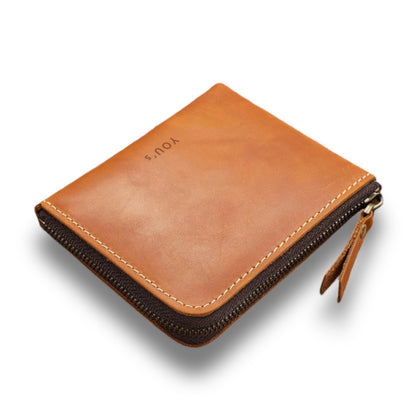 Compact Leather Coin Purse