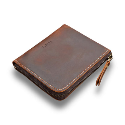 Compact Leather Coin Purse