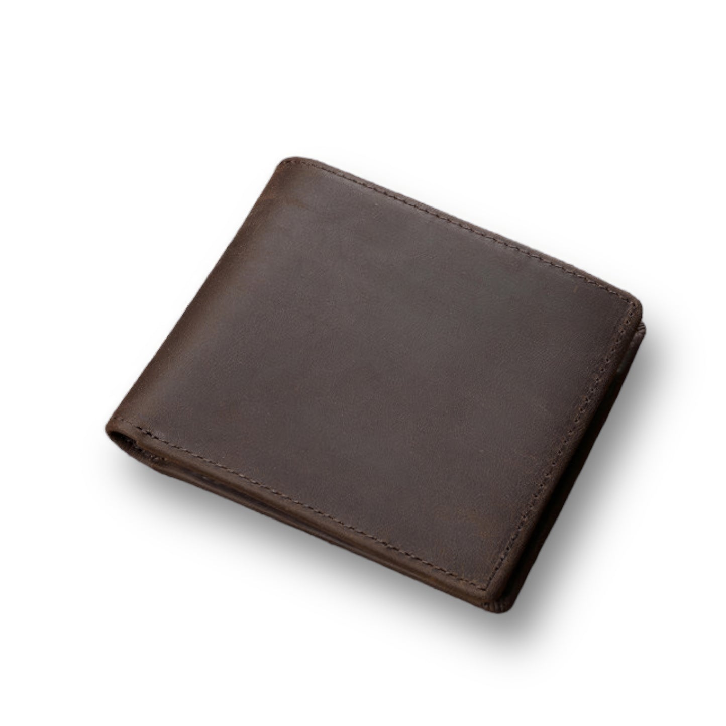 Leather Bi-Fold Coin Wallet