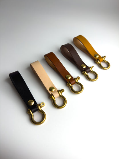 Leather Strap Keychain