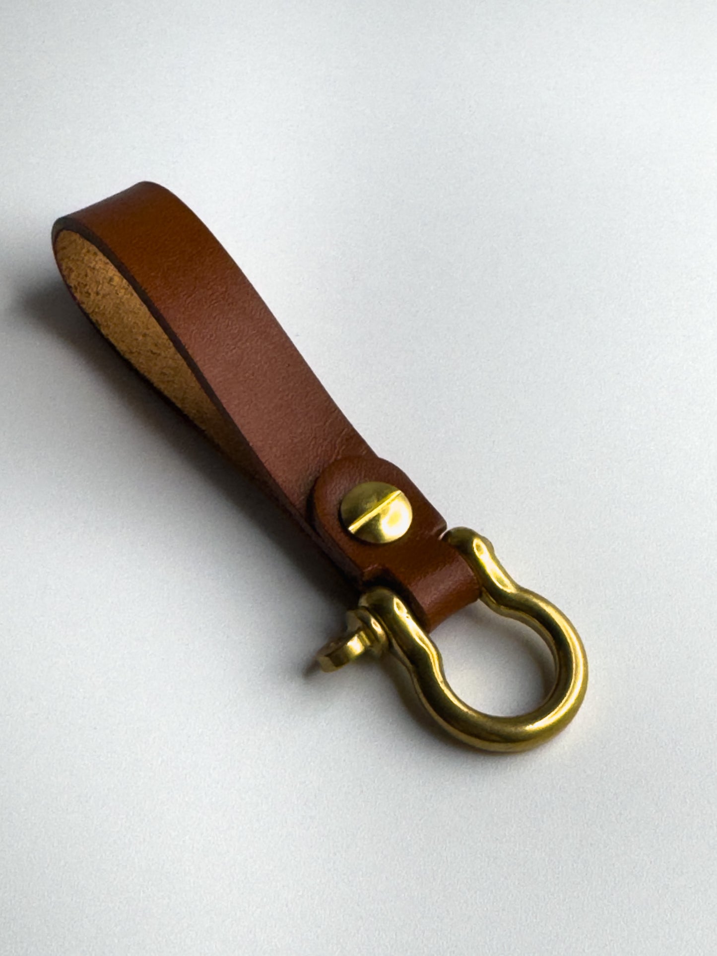 Leather Strap Keychain