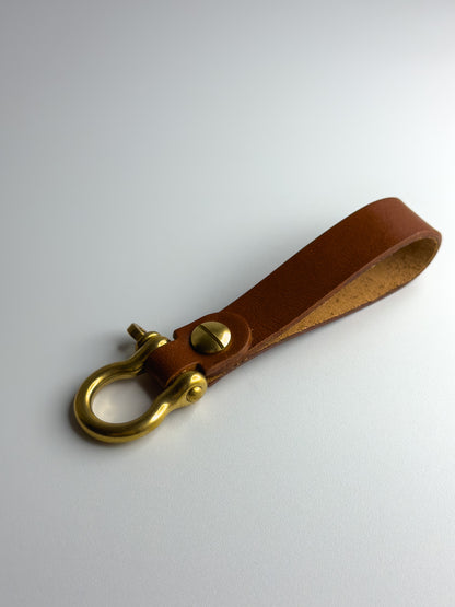 Leather Strap Keychain