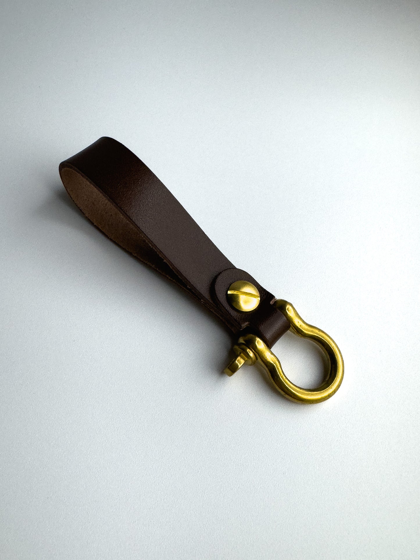 Leather Strap Keychain