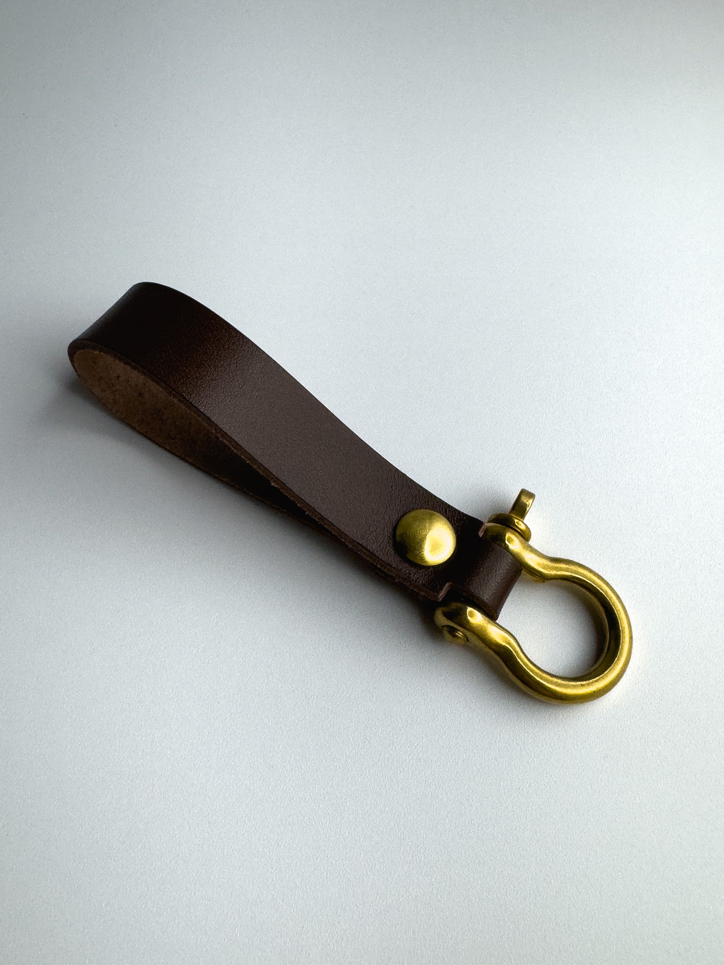 Leather Strap Keychain