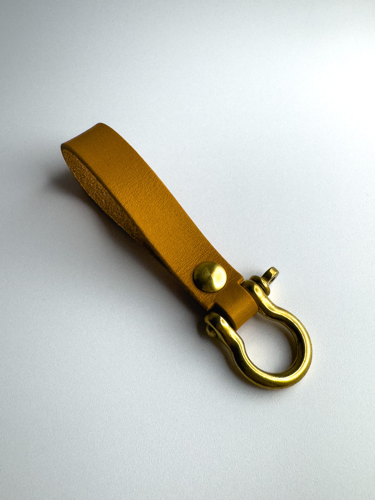 Leather Strap Keychain