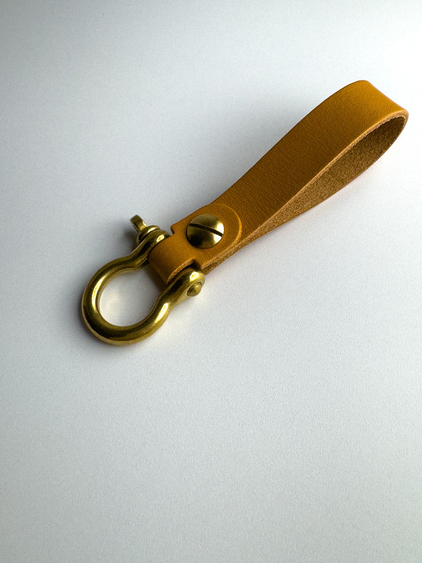 Leather Strap Keychain